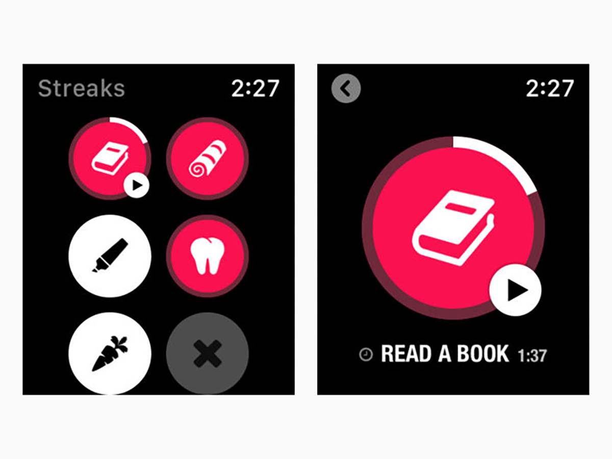 Streaks Apple Watch