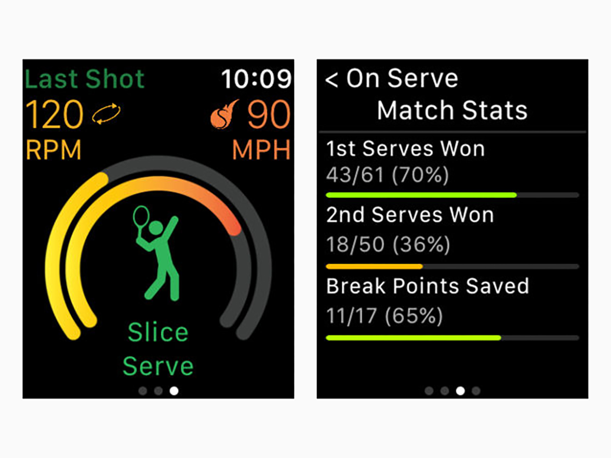 Swing Tennis Tracker Apple Watch