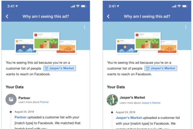 Facebook will soon tell you more info about how it’s targeting you with ads