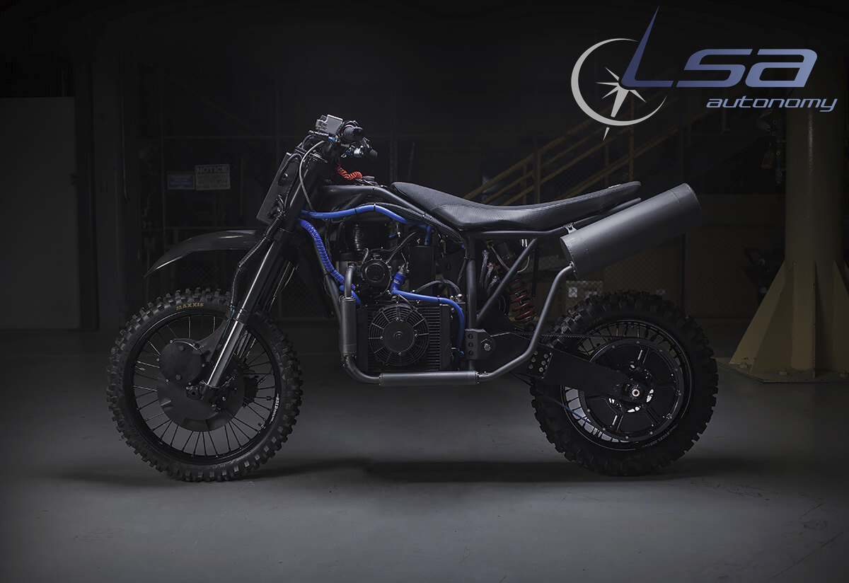 DARPA funded Nightmare Silent Electric Motorcycle