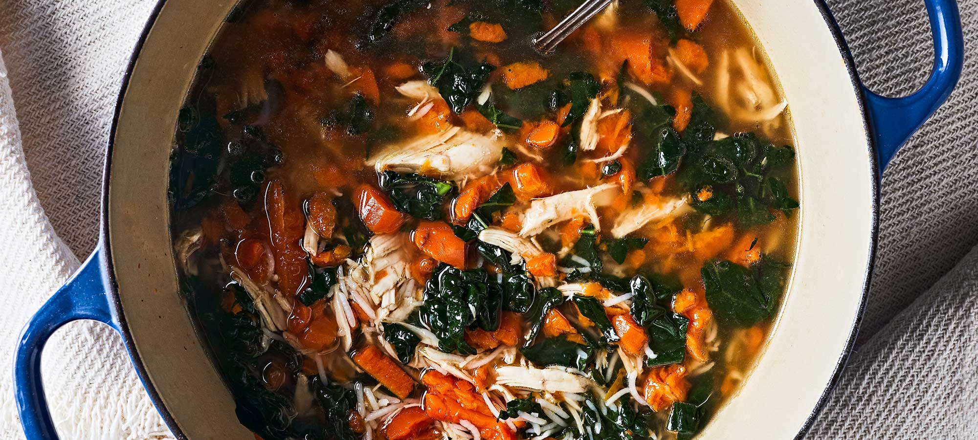 a photo of the best chicken soup