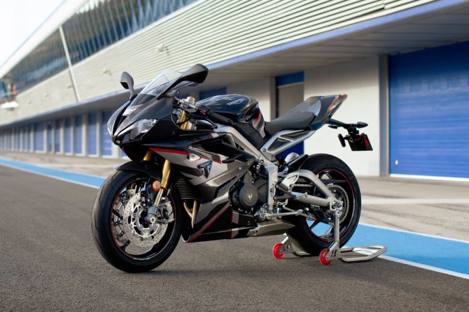 Triumph’s Daytona Moto2 765 Limited packs pro racing tech into a street bike