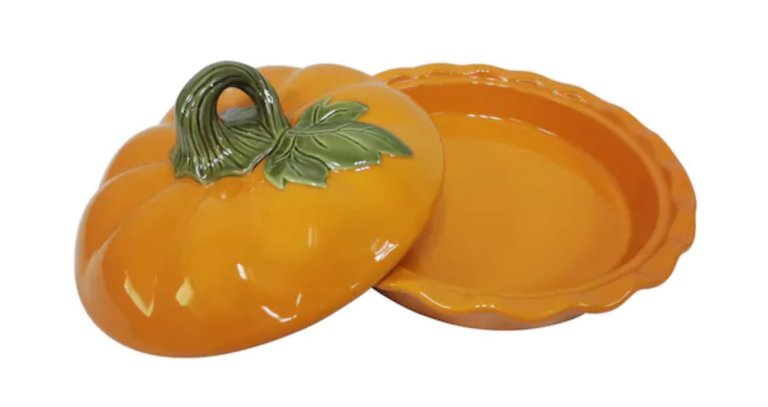  Celebrate It covered pumpkin pie plate