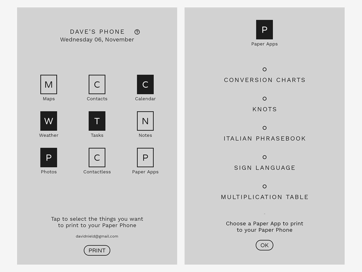 Paper Phone by Google
