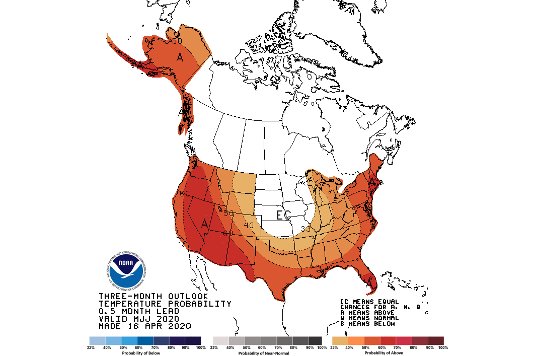 National Weather Service map
