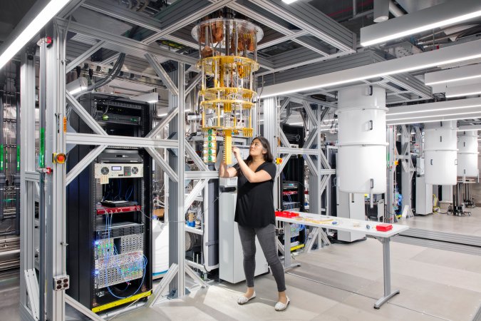 IBM Quantum scientist Dr. Maika Takita in IBM Quantum lab
