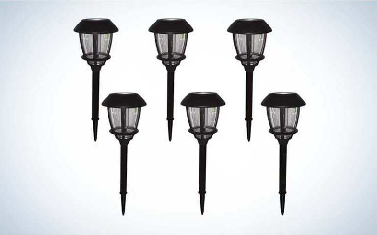  Hampton Bay makes the best solar garden lights that are path lights.