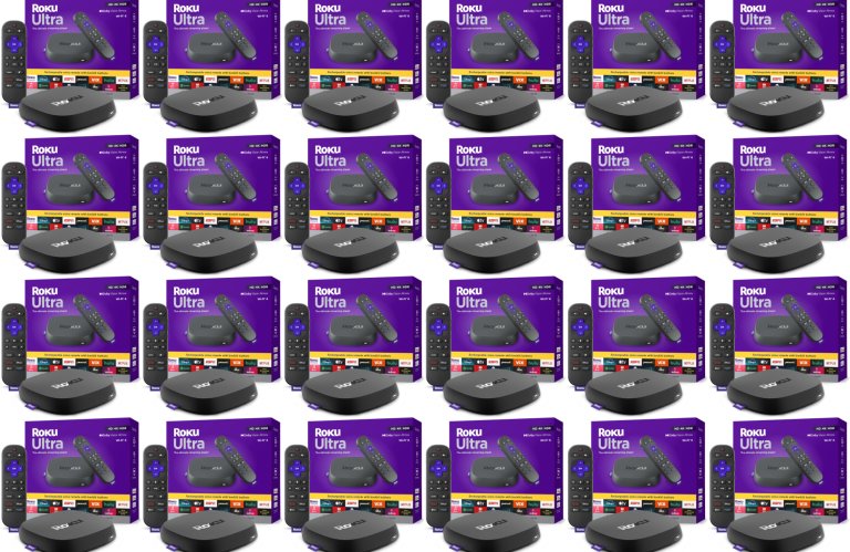 Roku Ultra 2024 in a tiled configuration.