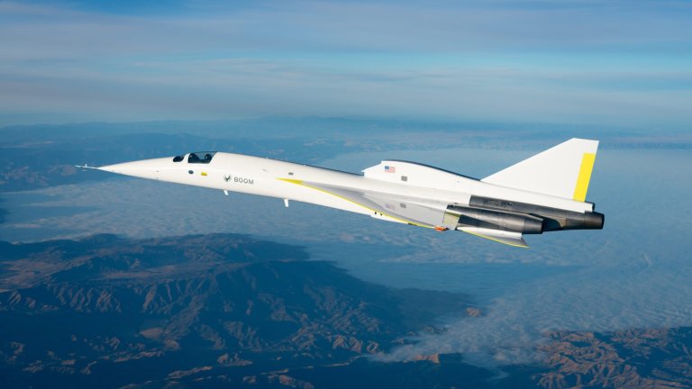 XB-1 during test flight