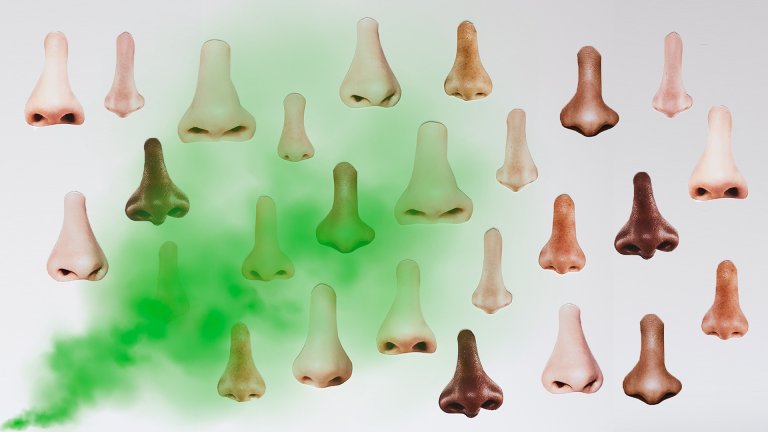 noses and a green stink cloud