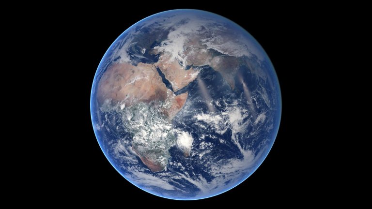 africa and the middle east seen from space