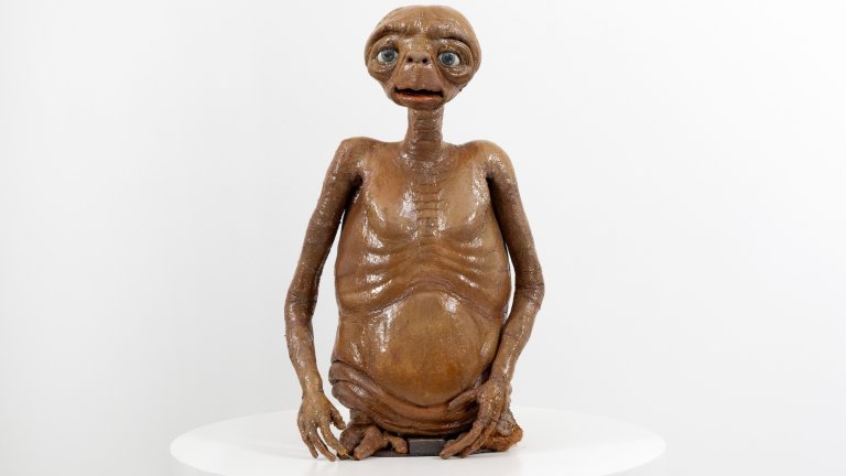 ET model from ET the Extra-Terrestrial movie