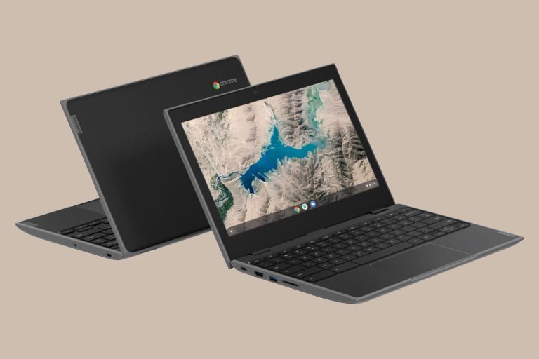 Header image for Grade A refurbished Lenovo 100e Chromebook 2nd Gen Stack Commerce sponsored deal