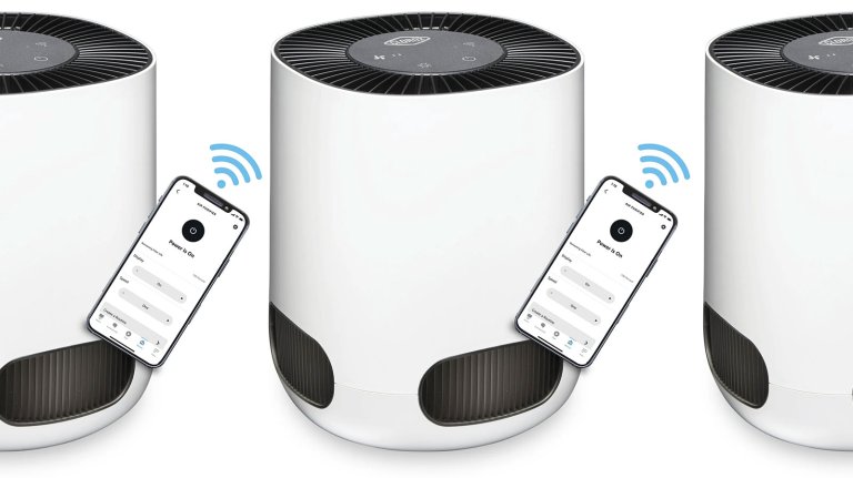 Clorox air purifiers arranged on a plain background on sale at Walmart