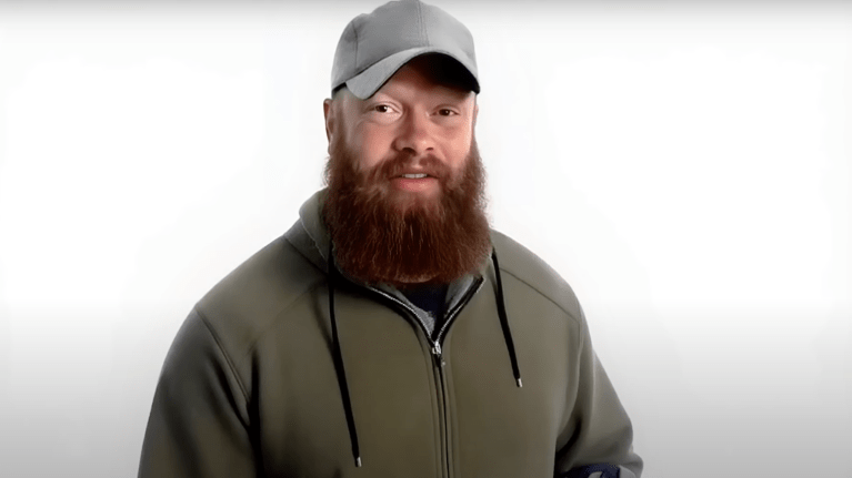 an ai-generated image of a man in a hat and hoodie